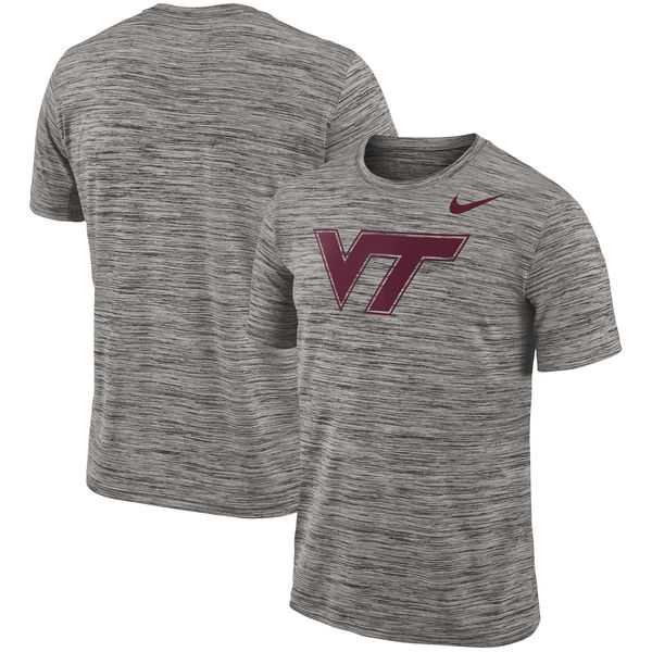 Nike Virginia Tech Hokies Charcoal 2018 Player Travel Legend Performance T-Shirt,We sell and wholesale Nike Virginia Tech Hokies Charcoal 2018 Player Travel Legend Performance T-Shirt on line form chian!